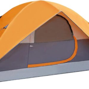 Camping Tent, 3-Season Dome Design with Rainfly (4 person)
