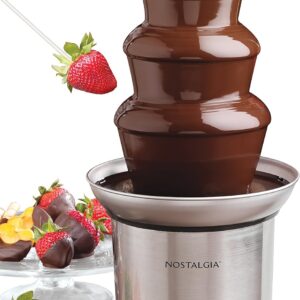 4 Tier Electric Chocolate Fondue Fountain Machine