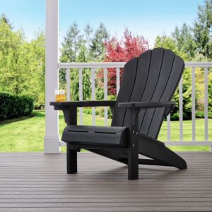 Adirondack Chair with Integrated Cupholder