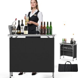Folding Portable Bar Table