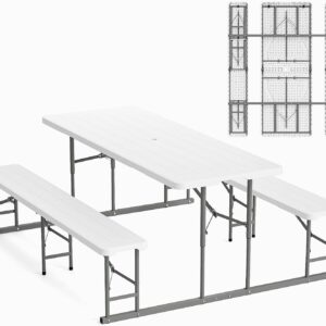 Portable Folding Picnic Table and Bench Set