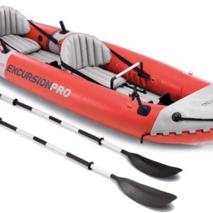 Inflatable Kayak Set: Includes Deluxe 86in Kayak Paddles (2 seater)