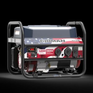 Gas Portable Generator 4550W Recoil Start 120V